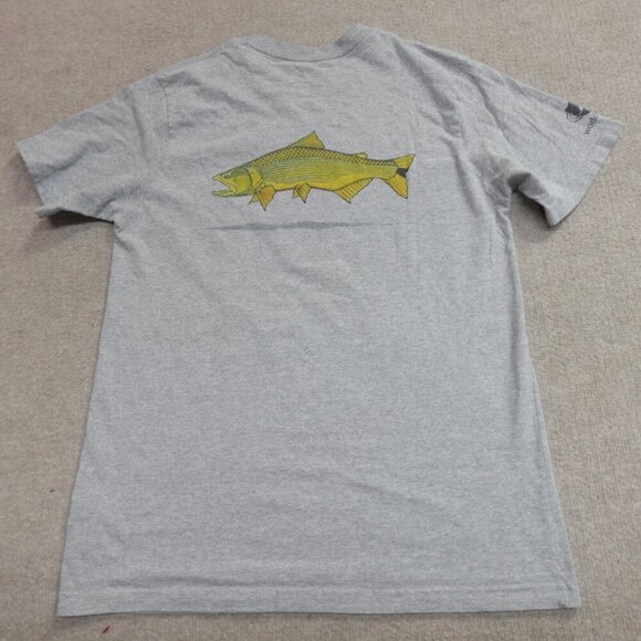 Patagonia Shirt Medium Regular Fit World Trout Double Sided - Picture 2 of 8